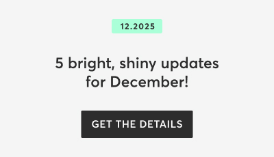 5 bright shiny updates for December