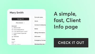 A simple fast client info page